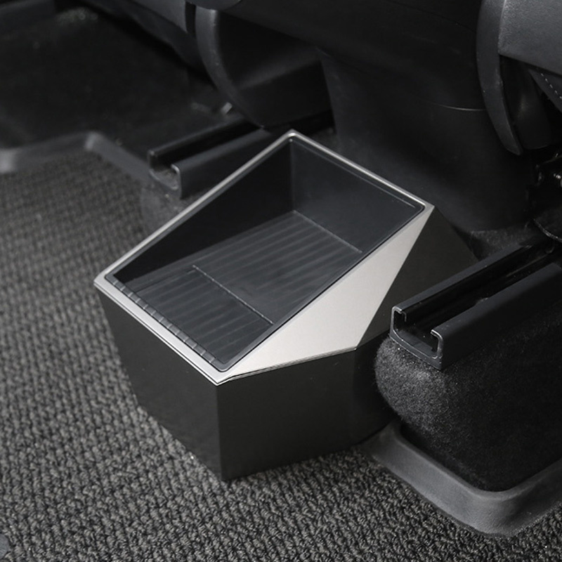 Cybertruck Style Rear Seat Storage Box for Tesla Model Y
