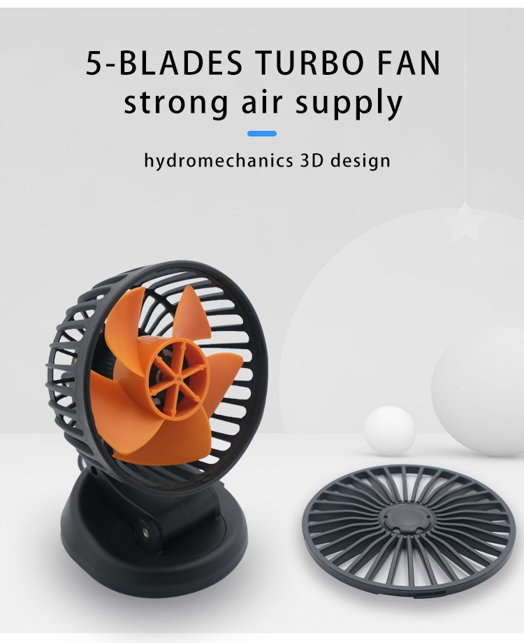 F409 4 Inches Powerful Mini Fan for Car detail (5)0hr